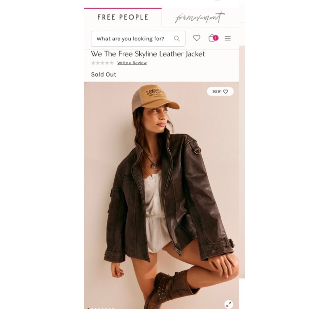 Free People Leather jacket - Picture 13 of 14